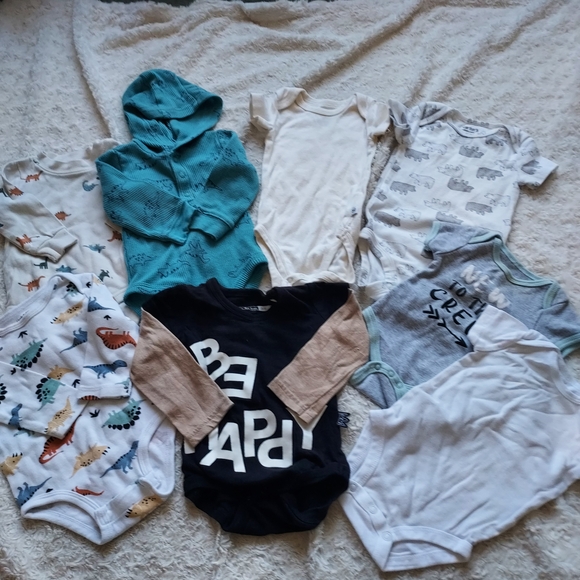 Bundle (25 pc) 6-9mo Multicolor Baby Boy Cool Weather Clothing Lot - Picture 7 of 10